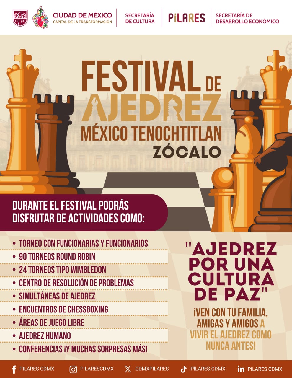 Ajedrez, cultura, festival